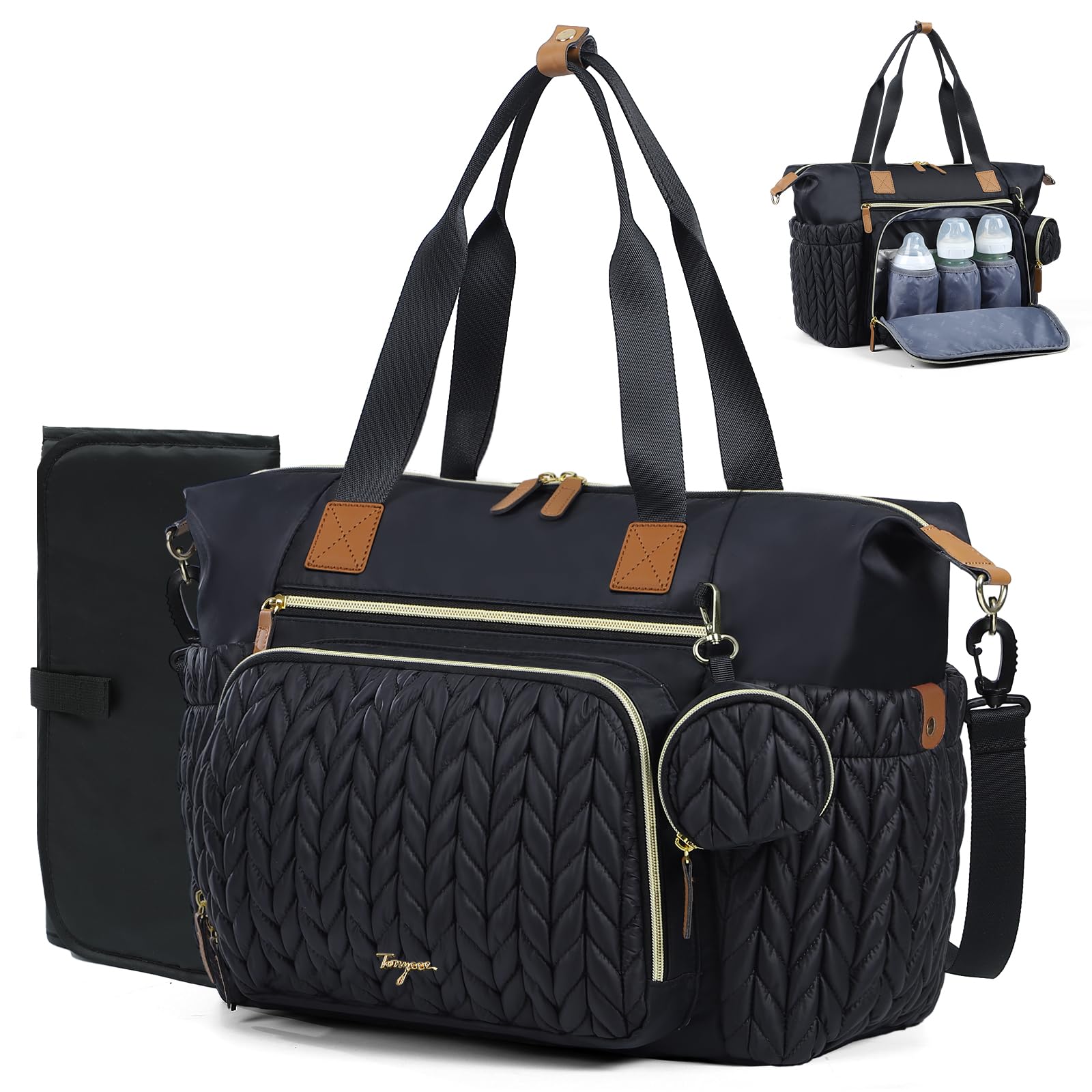 50% Off Large Tonyeee Diaper Bag Tote - Use Code GN3MSPMR - Image 1