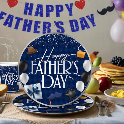 50% Off Father's Day Tableware Set for 25 Guests - Image 3