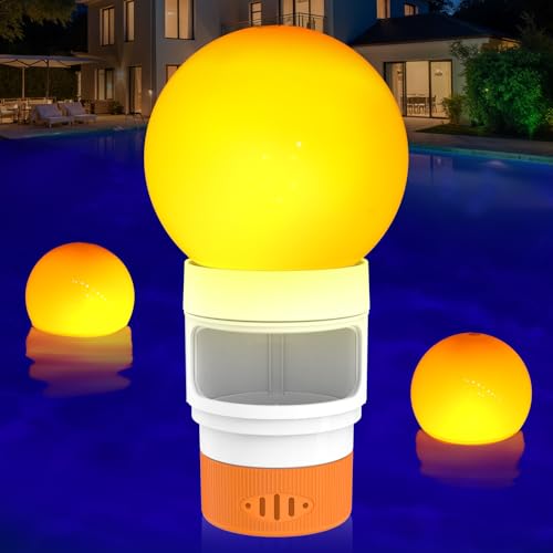 15% Off Solar Pool Chlorine Floater with Glowing Light - Image 2