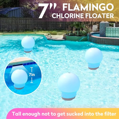 15% Off Solar Pool Chlorine Floater with Glowing Light - Image 6