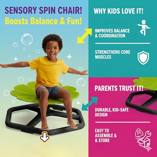 50% Off Sensory Swivel Chair for Autistic Kids - Image 4