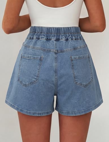 36% Off Women's Denim Shorts with Baggy Wide-Leg Fit - Image 3