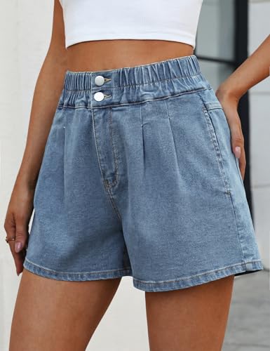 36% Off Women's Denim Shorts with Baggy Wide-Leg Fit - Image 4