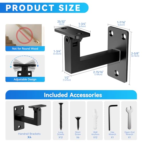 50% Off Adjustable Handrail Bracket 4 Pack – Code 6TRAWGVN - Image 3