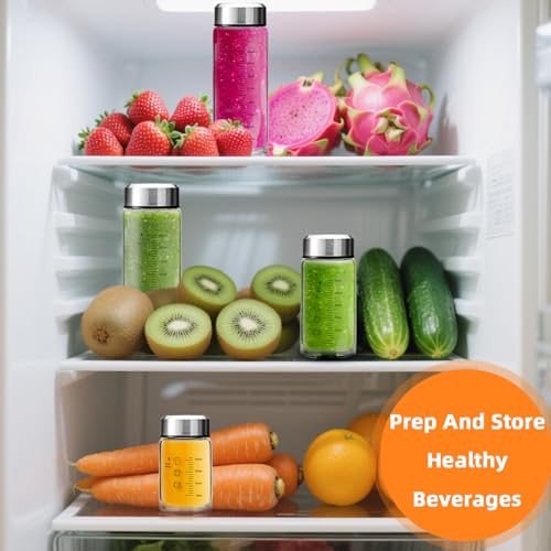 50% Off FANS-ONE 12oz Glass Juice Bottles 4-Pack - Image 7