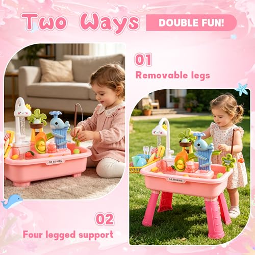 45% OFF Ploomi Toddler Sand & Water Table – Code GO2XT2WG - Image 6