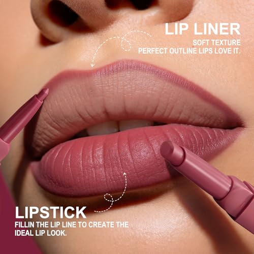 40% Off LANGMANNI 2-in-1 Lipstick and Liner Set - Image 6