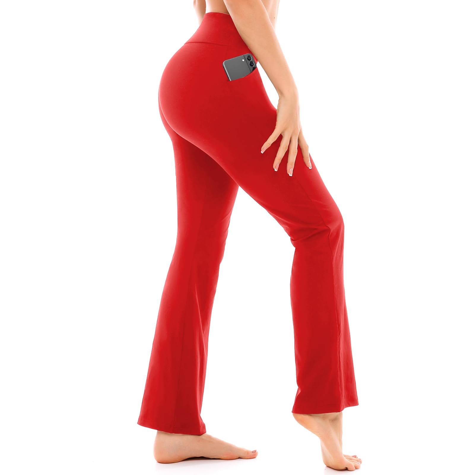 40% Off Walifrey Flare Leggings with Pockets - Image 1