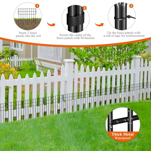 50% Off Decorative Garden Fence – 10 Panels, No-Dig Border - Image 3