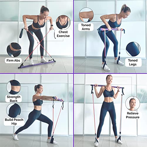 27% Off: Alignrgy Portable Pilates Bar Kit with 4 Bands - Image 5
