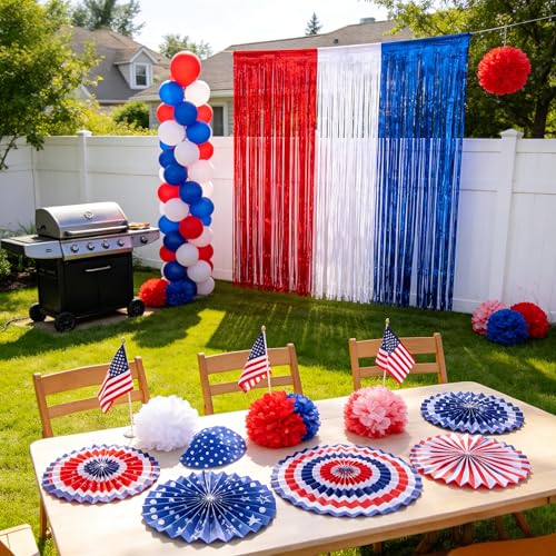 50% Off 100pc Patriotic Party Decoration Set - Image 5