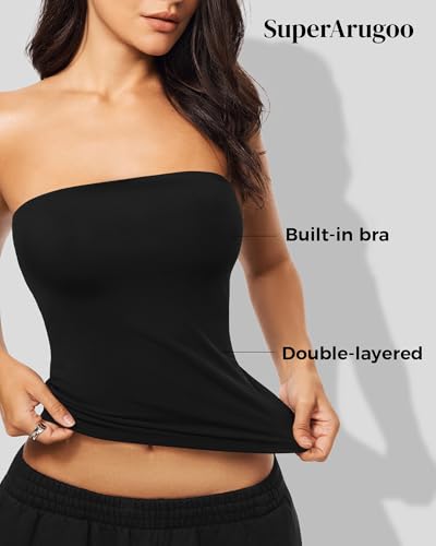 40% Off Women's Strapless Tube Top with Built-In Bra - Image 5