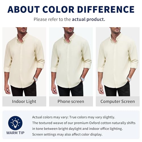 23% Off Men's Oxford Dress Shirts - Wrinkle-Resistant Style - Image 8
