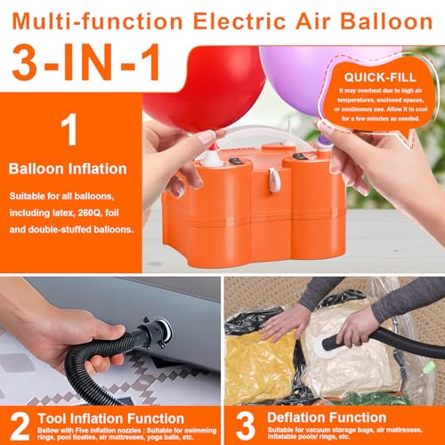 Save 40% on FLSEPAMB 3-in-1 Electric Balloon Pump - Image 3