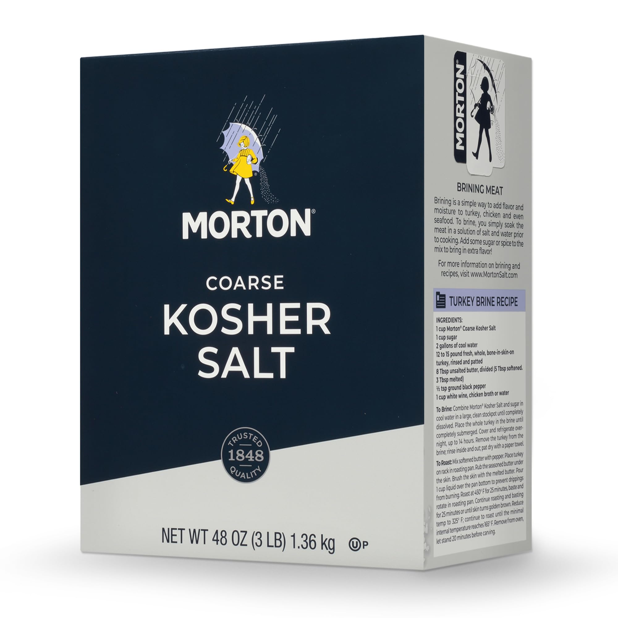 Morton Kosher Salt 48 oz at Just $3.82