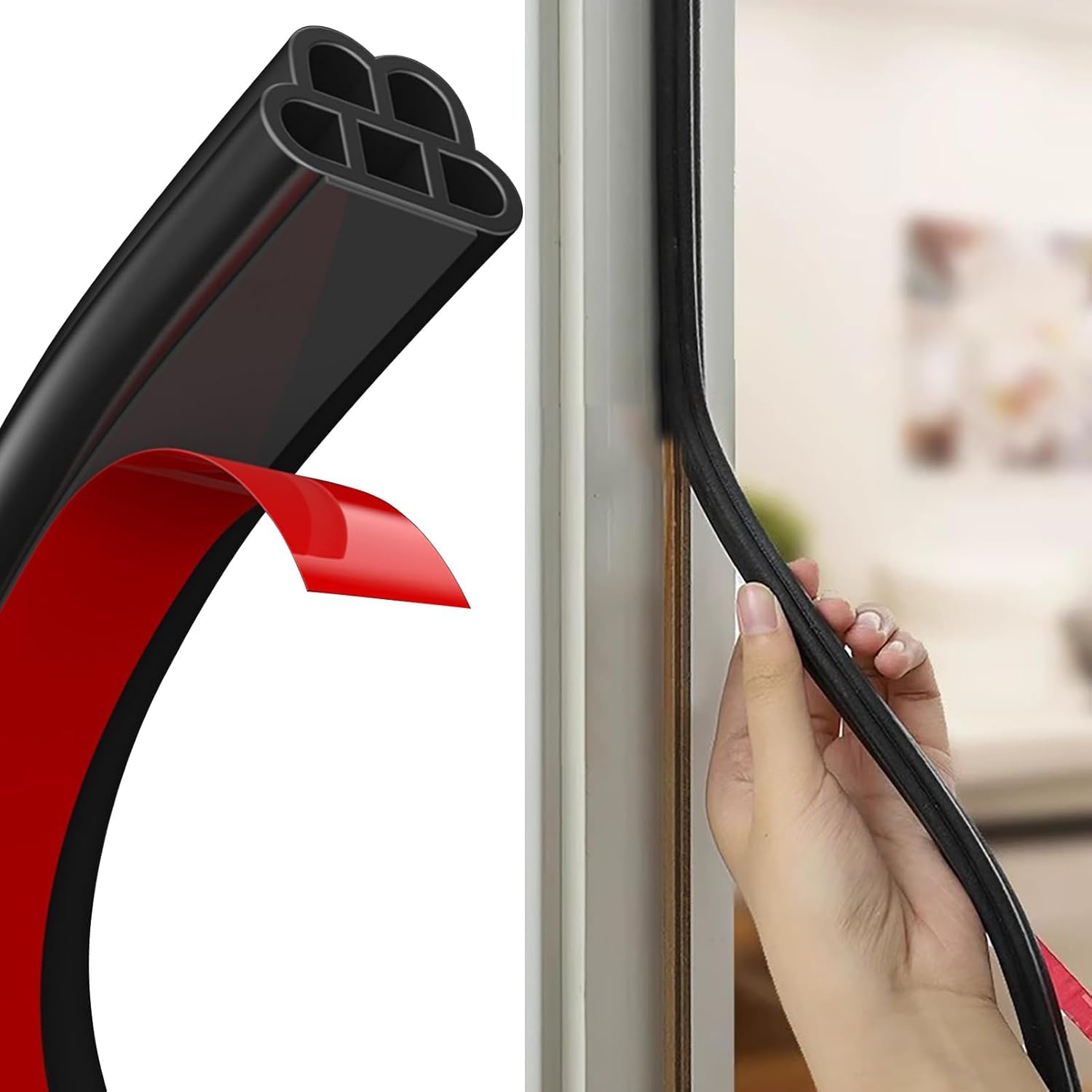 50% Off: 20ft Rubber Weather Stripping Door Seal with Code 3M4WBNWR - Image 1