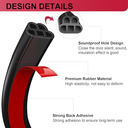 50% Off: 20ft Rubber Weather Stripping Door Seal with Code 3M4WBNWR - Image 4