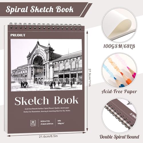 13% Off 8.5x11 Sketchbook – 50 Sheets, Acid-Free Paper - Image 4