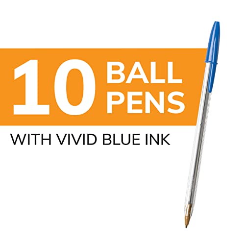 68% Off BIC Cristal Xtra Smooth Ballpoint Pens, 10-Pack - Image 3