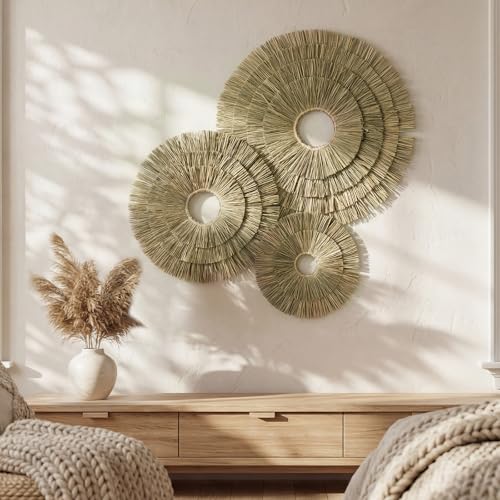 17% Off Sintuff Boho Wall Baskets – Handwoven Seagrass - Image 6