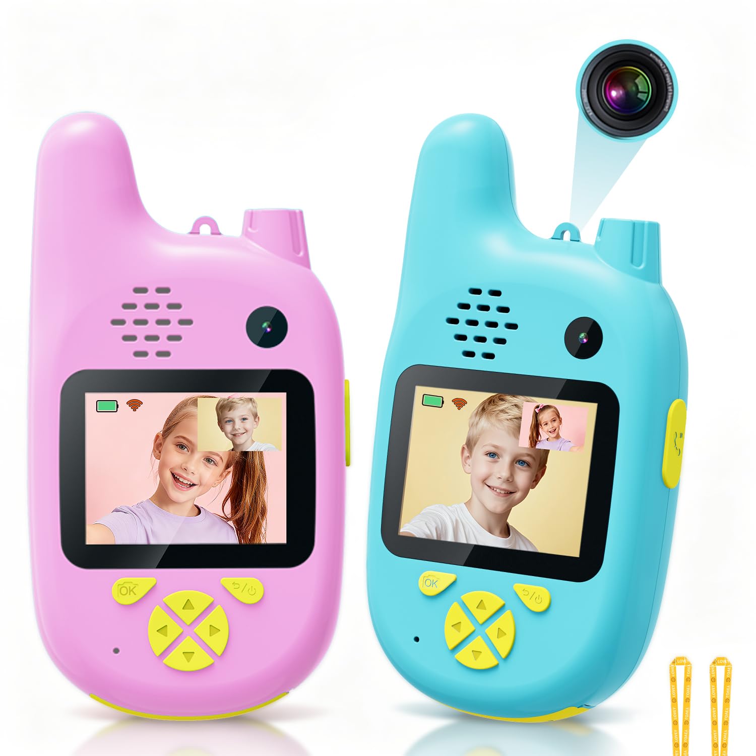 Save 45% on Careenoah 2 Pack Kids Video Walkie Talkies - Image 1