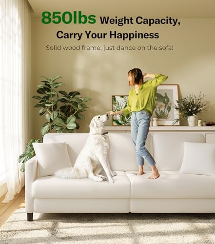 Save $90 on Welzona 83-inch Plush Sofa with Code AH9Z95H5 - Image 6